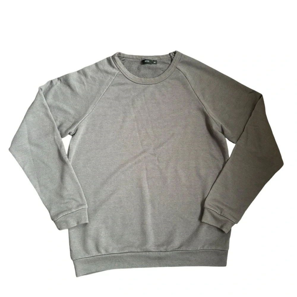 Onia Sailing Ship Pullover Sweatshirt Gray Men’s Size S - Picture 8 of 9